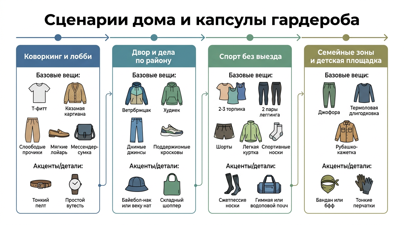Сценарии дома и капсулы гардероба